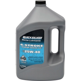 Масло 25W40 4л Quicksilver 4-Stroke Marine Engine минерал (8M0086224)